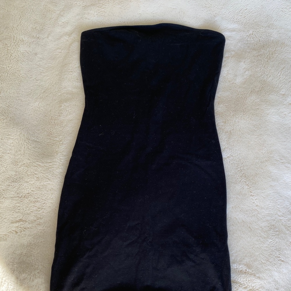 Black tube dress